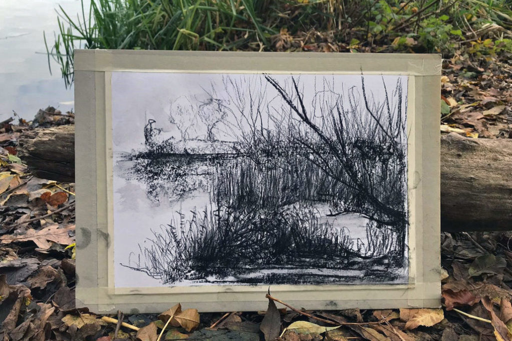Natuurtekenen Flevopark