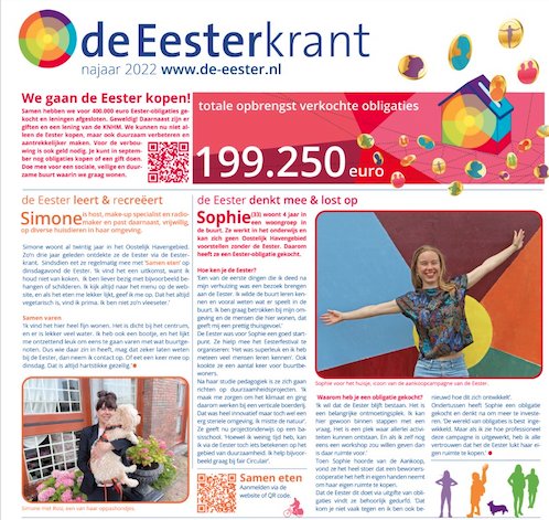 Eesterkrant najaar 2022 screenshot