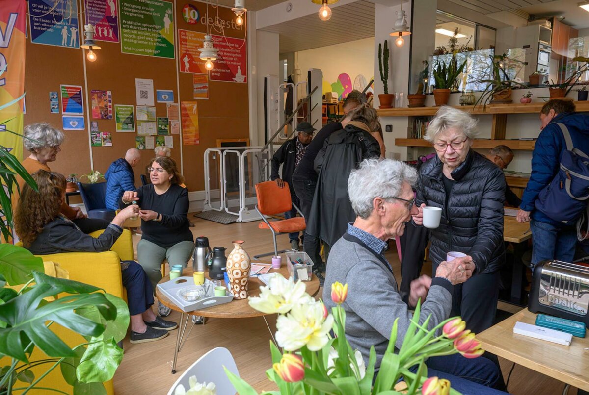 huiskamer Eester door Louis