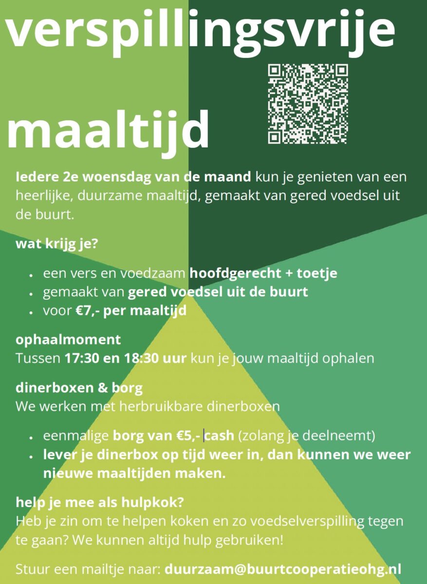 poster verspillingsvrije maaltijd